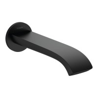 Излив на ванну Hansgrohe Vernis выступ 202 мм, черный матовый (75410670)
