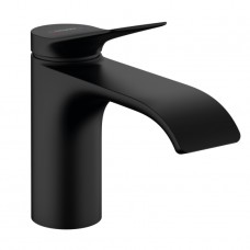 Змішувач для умивальника Hansgrohe Vivenis 80 з донним клапаном pop-up, чорний (75010670)