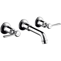Смеситель настенный для умывальника AXOR Montreux Lever на 3 отверстия, хром (16534000)