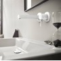 Змішувач для умивальника настінний Hansgrohe Finoris, білий матовий (76051700)