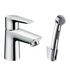 Змішувач для умивальника Hansgrohe Talis E 110 з гігієнічної лійкою, хром (71729000)