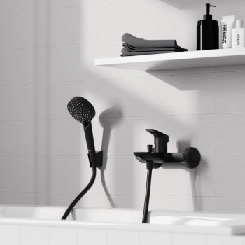 Змішувач Hansgrohe Logis для ванни, Matt Black (71400670)