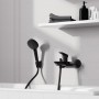 Змішувач Hansgrohe Logis для ванни, Matt Black (71400670)