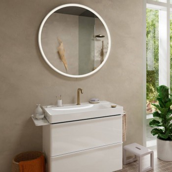 Змішувач для умивальника Hansgrohe Tecturis S 150 CoolStart на 2 отвори, Brushed Bronze (73353140)