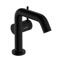 Смеситель Hansgrohe Tecturis S110 Fine CoolStart для умывальника с донным клапаном pop-up, Matt Black (73323670)