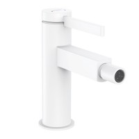 Змішувач для біде Hansgrohe Finoris з донним клапаном push-open, білий матовий (76200700)