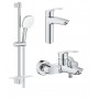 Набір змішувачів Grohe UA123246M3 Eurosmart для душу 3 в 1