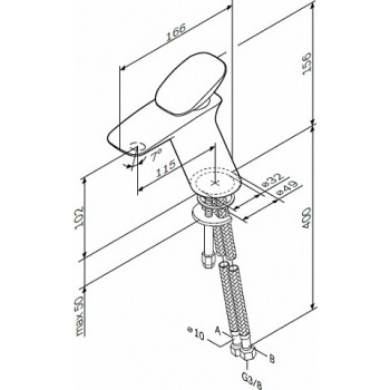 Am Pm Spirit 2.0 F70A02100 Змішувач для раковини