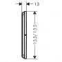 Перемикач режимів на 3 споживачі Hansgrohe Showerselect Comfort E 15573670