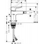 Смеситель для биде Hansgrohe Metris 31280000