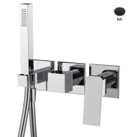 Змішувач для душу Fima Fit F3399X8NS/F3400 Black matt