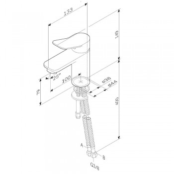 Змішувач для раковини Am Pm X-Joy S F85A02133