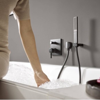 Змішувач для ванни/душу Hansgrohe Finoris прихованого монтажу, зовнішня частина, білий матовий (76415700)