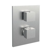 Термостатический смеситель для душа Paffoni Elle, 3 позиции, под сталь (LEQ519ST-M)