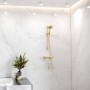 Змішувач для ванни з термостатом Hansgrohe Ecostat Comfort, Polished Gold Optic (13114990)