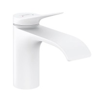 Змішувач для умивальника Hansgrohe Vivenis 80 з донним клапаном pop-up, білий (75010700)