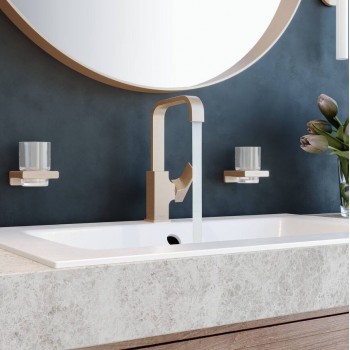 Змішувач для умивальника Hansgrohe Metropol 230 із зливним клапаном Push-Open, чорний хром (32511340)