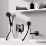 Змішувач Hansgrohe Logis прихованого монтажу ванна/душ, верхня частина, Matt Black (71405670)