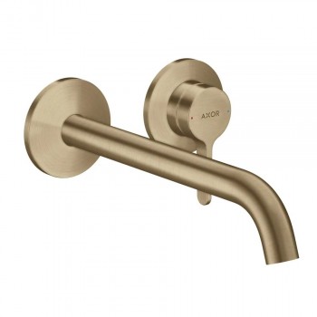 Змішувач для умивальника Axor One 220 прихованого монтажу, Brushed Bronze (48120140)