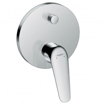 Змішувач для ванни Hansgrohe Novus прихованого монтажу в комплекті з Ibox, хром (71045180)