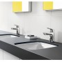 Смеситель для умывальника Hansgrohe Logis 100 LowFlow со сливным гарнитуром, хром (71104000)