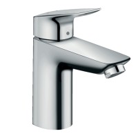 Змішувач для умивальника Hansgrohe Logis 100 LowFlow із зливним гарнітуром, хром (71104000)