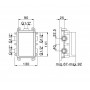 Cisal One Box ZA00B030 Скрытая часть смесителя