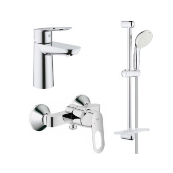 Набір змішувачів Grohe Bauloop S 3 в 1 для душу, хром (123220SA)