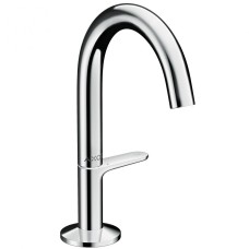 Змішувач для умивальника AXOR ONE Select 140 з донним клапаном push-open, хром (48010000)