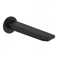 Излив на ванну Hansgrohe Rebris E 200 мм, Matt Black (72431670)