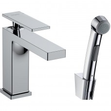 Змішувач для умивальника Hansgrohe Tecturis E 110 з гігієнічною лійкою, Chrome (73210000)