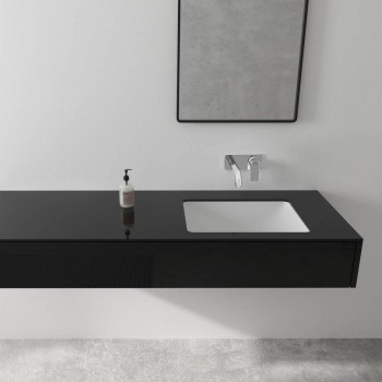 Змішувач для умивальника настінний Hansgrohe Vernis Shape 205 мм, чорний матовий (71578670)