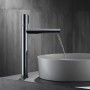 Змішувач для умивальника AXOR Uno 260 Select з незамкненою зливний гарнітурою, хром (45014000)