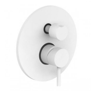 Смеситель для душа Paffoni Light на 3 позиции, Bianco Opaco (LIG019BO)