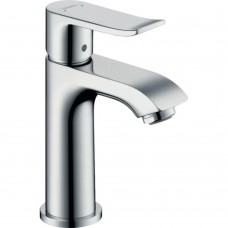 Змішувач для умивальника Hansgrohe Metris 100 без донного клапана, хром (31186000)