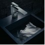 Смеситель для умывальника AXOR Edge 130 Push-Open, с алмазной огранкой, хром (46011000)