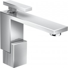 Змішувач для умивальника AXOR Edge 130 Push-Open, з алмазною огранюванням, хром (46011000)