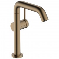 Змішувач для умивальника Hansgrohe Tecturis S 210 Fine CoolStart, поворотний вилив, Brushed Bronze (73360140)