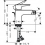Hansgrohe Talis E 71720000 Змішувач для біде