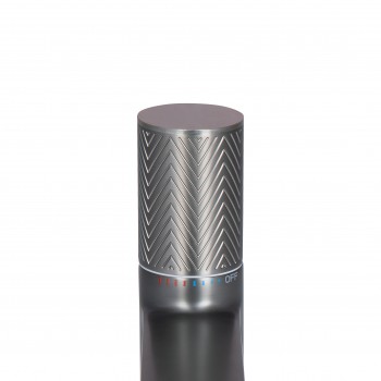 Змішувач для раковини Qtap Brno з прогресивним картриджем 1067103K Gunmetal Black PVD