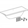 Ванна акрилова Geberit Tawa, slim rim, Duo, з ніжками, L=190см, B=90см, білий (554.125.01.1)