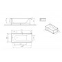 Каркас для ванни Am Pm Spirit W72A-180-080W-R2 (180x80)