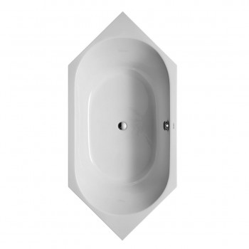Ванна шестикутна Duravit D-Code 190х90см, варіант, що вбудовується, білий (700138000000000)