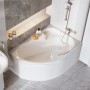 Ванна асимметричная Ravak Rosa I CL01000000 160х105 правая