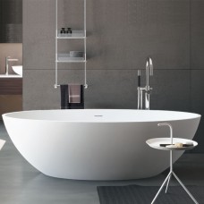 Ванна зі штучного каменю Treesse Carezza, 180х85, окремостояча (V308BL)