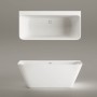 Ванна отдельностоящая Paa Quadro VAQUAWA/00 160х75 см. белый глянец