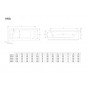 Ванная прямоугольная Radaway Mia WA1-50-180x075+сифон (180х75 см.)