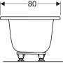 Geberit Tawa 554.124.01.1 Ванна прямокутна (180х80 см.)