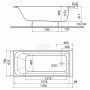 Kolo Rekord XWP3677000N Ванна прямокутна (170х70 см.)
