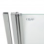 Штора на ванну Qtap Standard CRM407513APL скло Pear 6 мм, 75х130 см, ліва